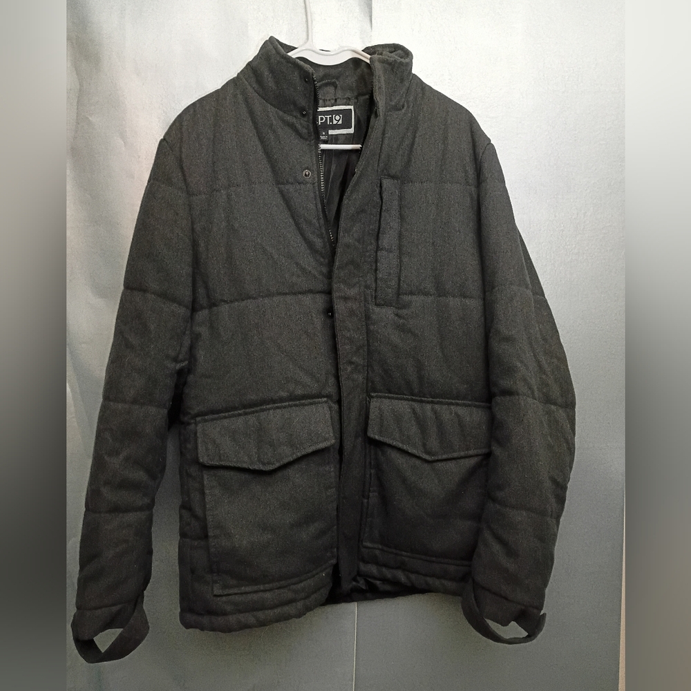 Apt. 9 Charcoal Puffer Jacket